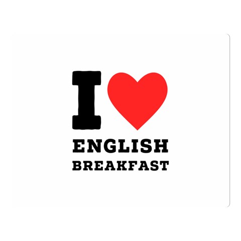 I love English breakfast  Premium Plush Fleece Blanket (Large) from ArtsNow.com 80 x60  Blanket Front