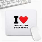 I love American breakfast Large Mousepad