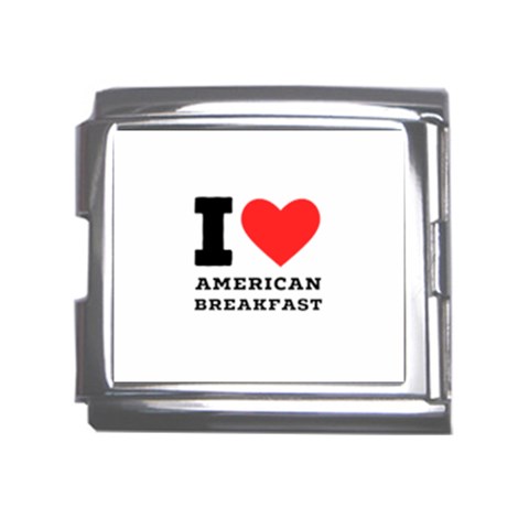 I love American breakfast Mega Link Italian Charm (18mm) from ArtsNow.com Front