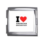 I love American breakfast Mega Link Italian Charm (18mm)