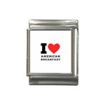 I love American breakfast Italian Charm (13mm)