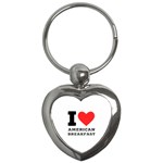 I love American breakfast Key Chain (Heart)