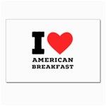 I love American breakfast Postcards 5  x 7  (Pkg of 10)