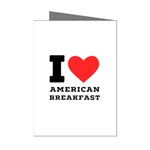 I love American breakfast Mini Greeting Cards (Pkg of 8)