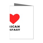 I love American breakfast Mini Greeting Cards (Pkg of 8)