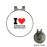 I love American breakfast Hat Clips with Golf Markers