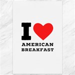 I love American breakfast Canvas 12  x 18 