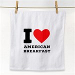 I love American breakfast Face Towel