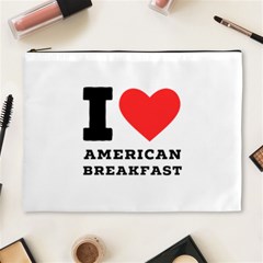 I love American breakfast Cosmetic Bag (XL) from ArtsNow.com Front