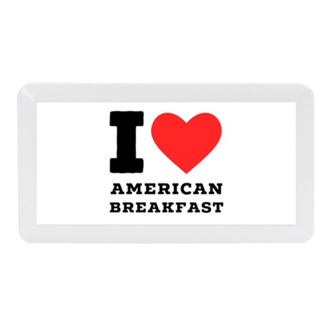 I love American breakfast Memory Card Reader (Mini) from ArtsNow.com Front
