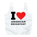 I love American breakfast Full Print Recycle Bag (L)