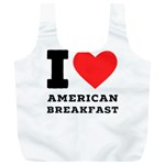 I love American breakfast Full Print Recycle Bag (XL)