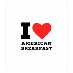 I love American breakfast Drawstring Pouch (Large) from ArtsNow.com Back