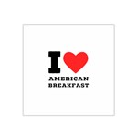 I love American breakfast Satin Bandana Scarf 22  x 22 