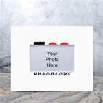 I love American breakfast White Tabletop Photo Frame 4 x6 