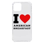 I love American breakfast iPhone 14 TPU UV Print Case