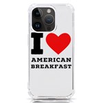 I love American breakfast iPhone 14 Pro TPU UV Print Case