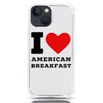 I love American breakfast iPhone 13 mini TPU UV Print Case