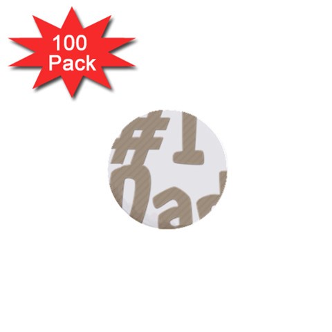 fatherday237 1  Mini Button (100 pack)  from ArtsNow.com Front