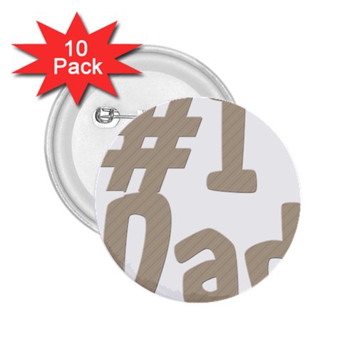 fatherday237 2.25  Button (10 pack) from ArtsNow.com Front