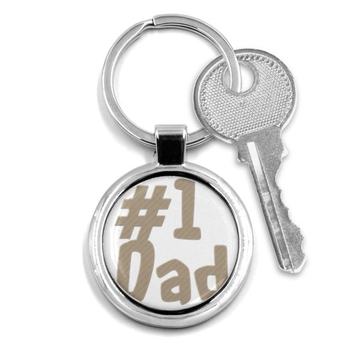 fatherday237 Key Chain (Round) from ArtsNow.com Front