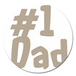 fatherday237 Magnet 5  (Round)