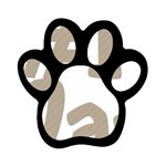 fatherday237 Magnet (Paw Print)