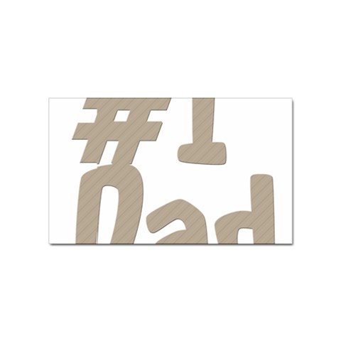 fatherday237 Sticker Rectangular (100 pack) from ArtsNow.com Front