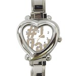 fatherday237 Heart Italian Charm Watch