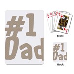 fatherday237 Playing Cards Single Design