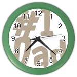 fatherday237 Color Wall Clock