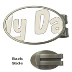 fatherday222 Money Clip (Oval)