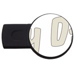 fatherday222 USB Flash Drive Round (4 GB)