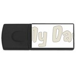 fatherday222 USB Flash Drive Rectangular (4 GB)