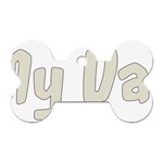 fatherday222 Dog Tag Bone (One Side)