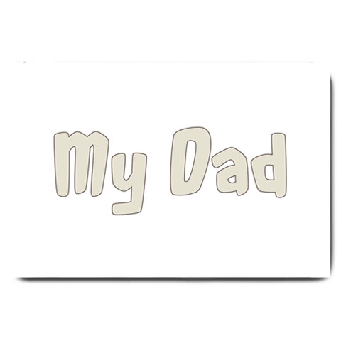 fatherday222 Large Doormat from ArtsNow.com 30 x20  Door Mat