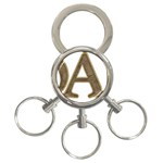 fatherday221 3-Ring Key Chain