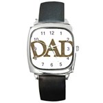 fatherday221 Square Metal Watch