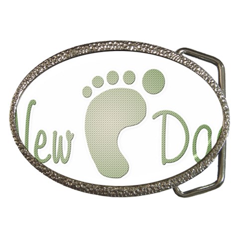 New dad Belt Buckle from ArtsNow.com Front