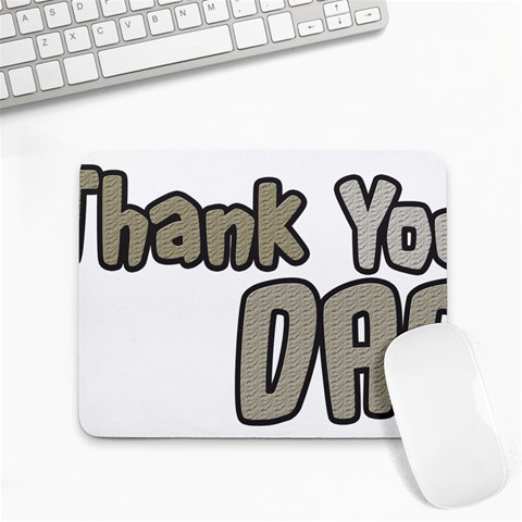 dad_0 Small Mousepad from ArtsNow.com Front