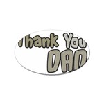 dad_0 Sticker (Oval)