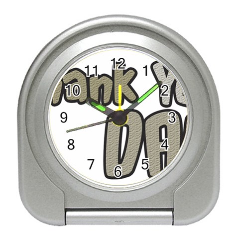 dad_0 Travel Alarm Clock from ArtsNow.com Front