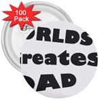 dad 3  Button (100 pack)