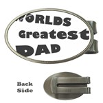 dad Money Clip (Oval)