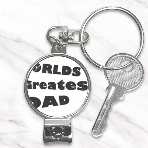 dad Nail Clippers Key Chain from ArtsNow.com Front