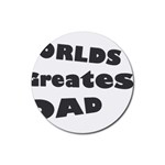 dad Rubber Coaster (Round)