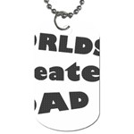 dad Dog Tag (One Side)