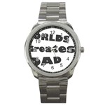 dad Sport Metal Watch