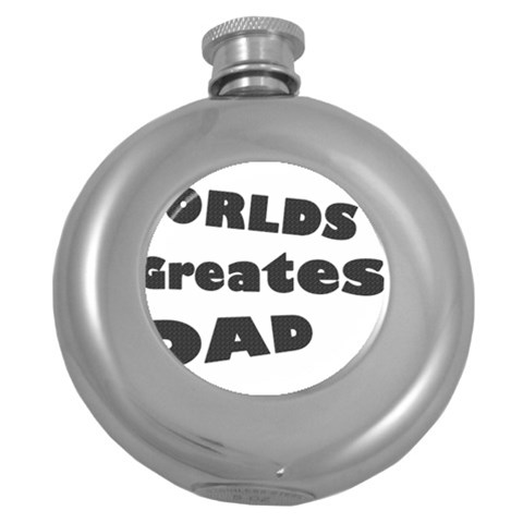 dad Hip Flask (5 oz) from ArtsNow.com Front