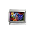 Beauty Stained Glass Castle Building Italian Charm (9mm)